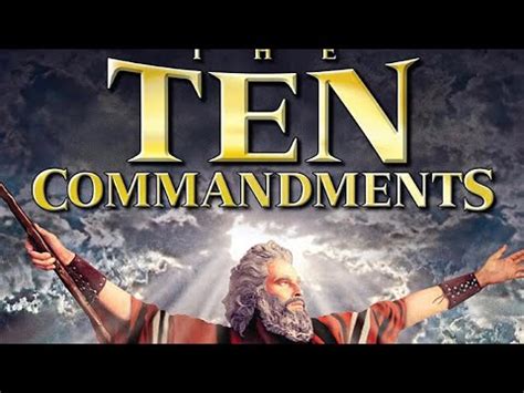 The Ten Commandments (1956) Moses receives the Ten Commandments (Easter ...