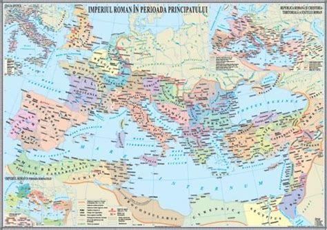 Harta Imperiul Roman in perioada Principatului 1400x1000mm