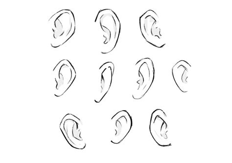 How to Draw Anime Ears, a Simple Three-Step Guide – GVAAT'S WORKSHOP