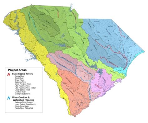 SCDNR - Scenic Rivers - Water Basins