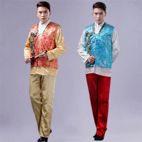 Traditional Korean Costume Hanbok Men's Wedding Dance Costume Set-in ...