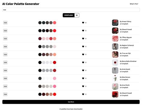 AI Color Palette Generator - Product Information, Latest Updates, and Reviews 2024 | Product Hunt