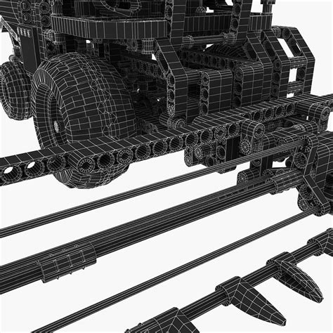 Lego Combine Harvester 3D Model $39 - .max .obj .fbx .dwg .3ds - Free3D