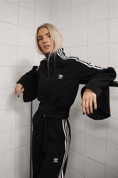 adidas black Track Suit - styled by you. | Black adidas jacket, Adidas outfit women, Adidas ...