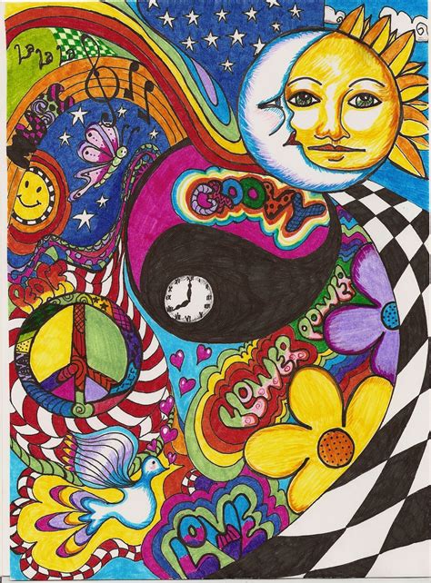 Pin by Madison Vargo on Purty | Hippie drawing, Indie art, Indie drawings