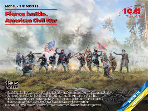 Fierce battle. American Civil War - ICM Holding