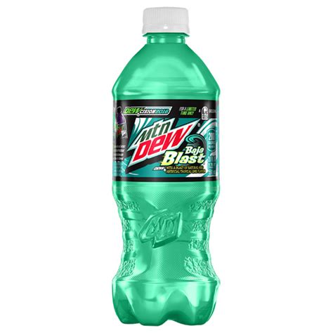 Mtn Dew Baja Blast 20 fl oz – 24 Pack – Drinks2Order.com by Liquor Squared