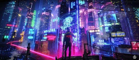 Neon City Cyberpunk Wallpapers - Top Free Neon City Cyberpunk Backgrounds - WallpaperAccess