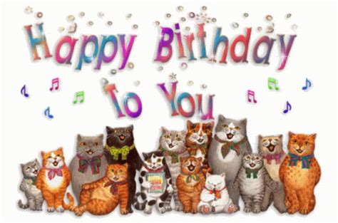 cats singing happy birthday to you - Merrie Palumbo