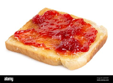 Toast butter strawberry jam hi-res stock photography and images - Alamy