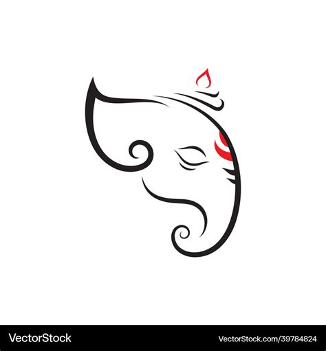 Ganesha icon design Royalty Free Vector Image - VectorStock