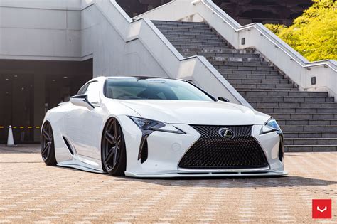 Custom Body Kit Transforms Stanced Lexus LC with Style — CARiD.com Gallery