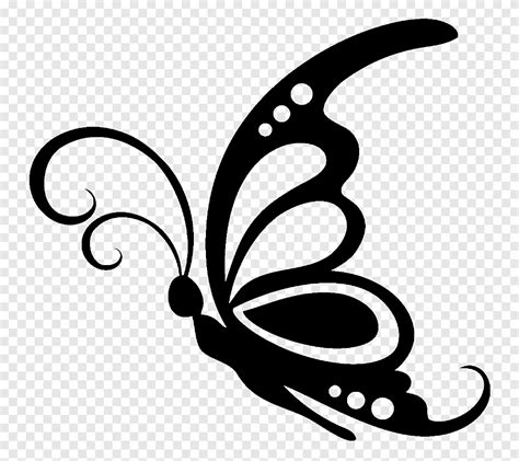 Free download | Butterfly Silhouette Stencil, butterfly, monochrome ...