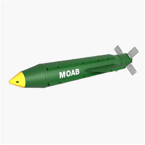 GBU-43 / B MOAB Modelo 3D $29 - .max .fbx .obj .unknown - Free3D