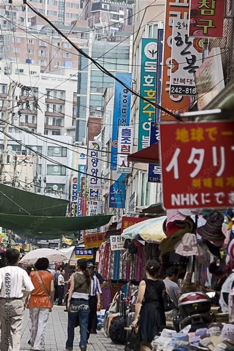 Streetlife in Busan Stock Photo | Adobe Stock