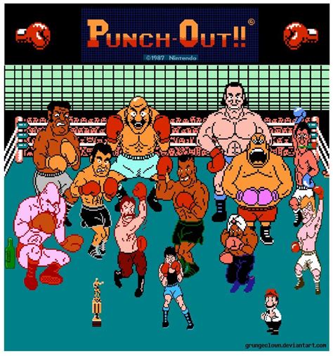 Punch Out | Video game characters, Punch out game, Retro video games