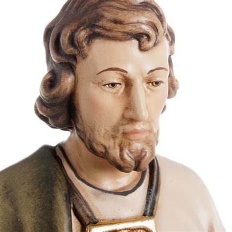 St Jude Thaddeus wooden statue painted | online sales on HOLYART.com