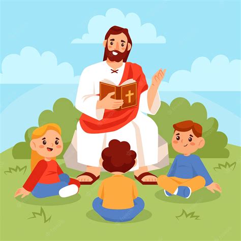 Teaching Of Jesus About Little Children Bible Clip Art, PNG - Clip Art ...