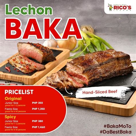 Lechon Baka Price