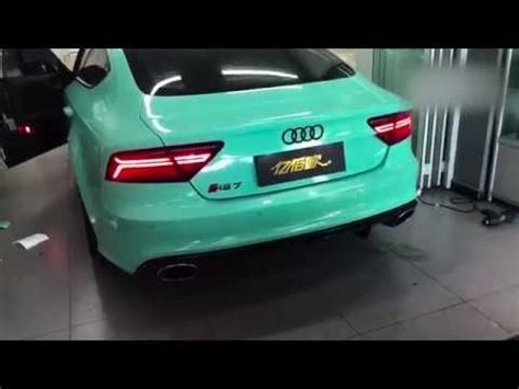 Audi RS7 Sportback | ARMYTRIX Cat-Back Exhaust | Loud Revs Sound Test Review 2017 2018 - YouTube