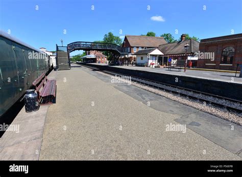 Sheffield Park Heritage railway station in the UK in summertime Stock Photo - Alamy