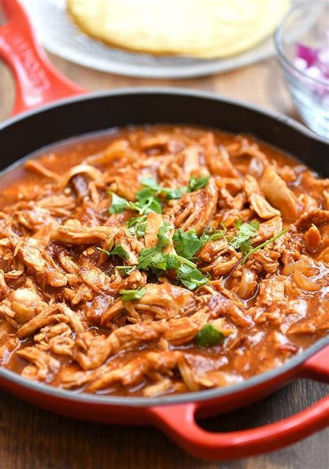 25-Mexican-Chicken-Tinga | Mexican food recipes, Mexican chicken tinga recipe, Chicken tinga recipe