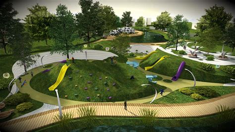 Design project of reconstruction of the park #playgrounddesign ...