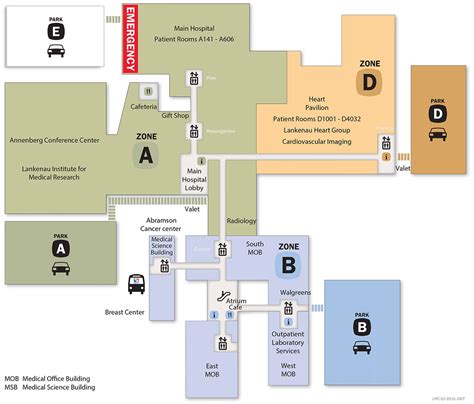 Lankenau Medical Center Map - Printable Form, Templates and Letter