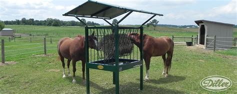 Small Square Bale Hay Feeders for Horses | Hay feeder for horses, Horses, Horse feeder