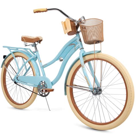 Huffy, Nel Lusso Classic Cruiser Bike with Perfect Fit Frame, Women's, Blue, 26" - Walmart.com