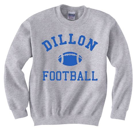 Dillon Panthers Football grey sweatshirts