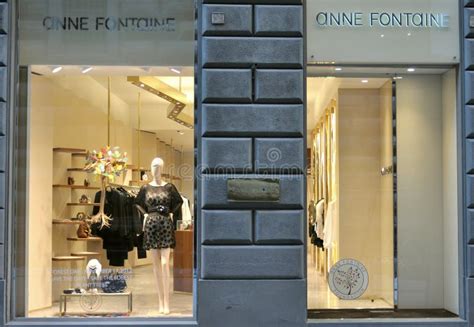 Anne Fontaine Luxury Fashion Store in Italy Editorial Stock Image ...