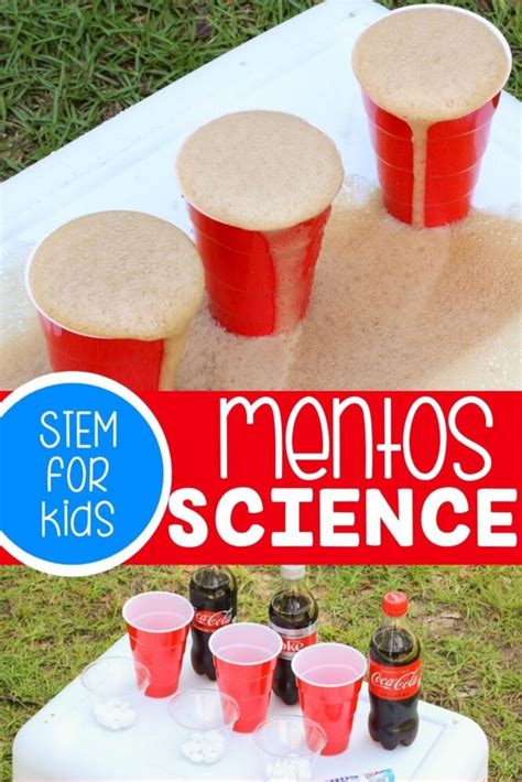 Soda and Mentos Easy Science Experiments for Kids