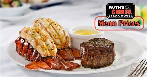 Ruth's Chris Steak House Menu Prices (Latest) | All Menu Prices