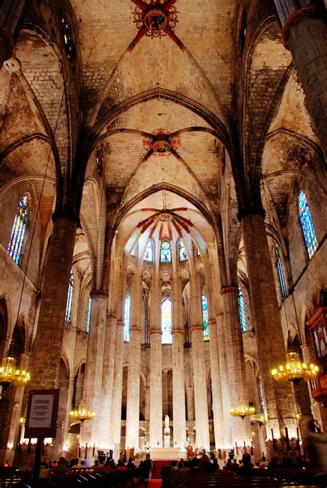 Santa Maria del Mar interior | Interior of Santa Maria del M… | Flickr