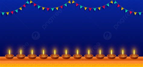 Happy Diwali Deepavali Background With Diya Rangoli Garland Crackers Lamp, Floral, Dipawali ...
