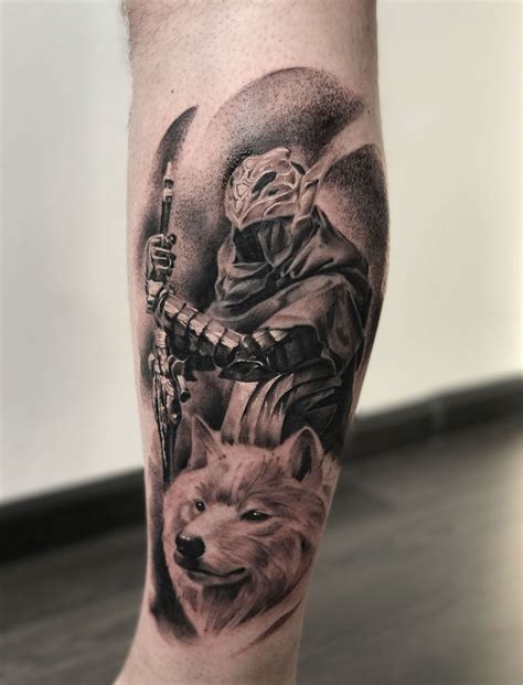 Artorias and Sif by Kirill Lisichenko in Your Choice Tattoo Moscow ...