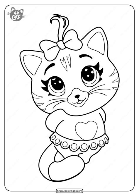 44 Cats Coloring Pages - Coloring Home