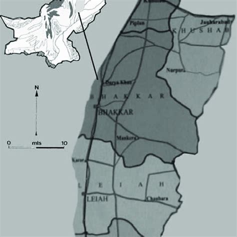 Map of the Thal desert area.... | Download Scientific Diagram