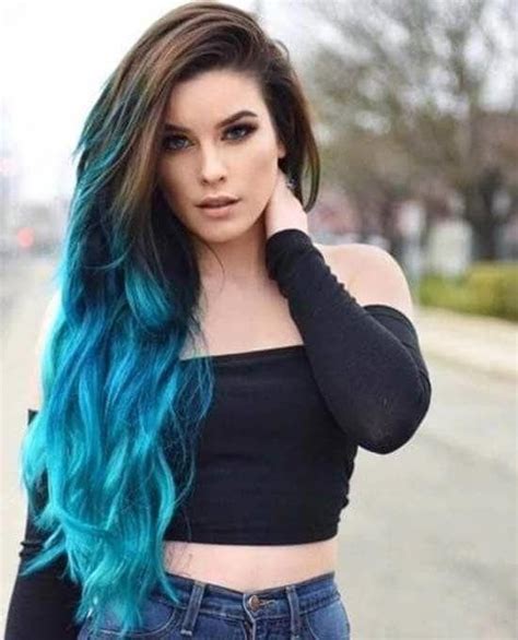 50 Fun Blue Hair-Ideen Werden Abenteuerlicher Mit Ihrem Haar | Hair styles, Blue ombre hair ...