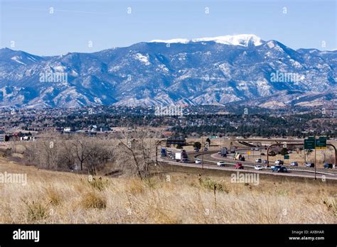 Interstate 25 in Colorado Springs Stock Photo - Alamy