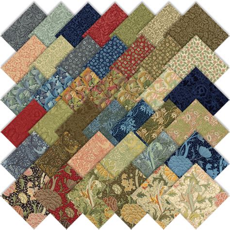 Moda William Morris 2017 Victoria & Albert Museum Fat Eighth Bundle 7300F8 | Emerald City Fabrics