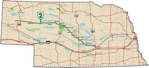 The Sandhills Scenic Byway, Nebraska Highway 2, takes you right through the heart of the, ahhh ...