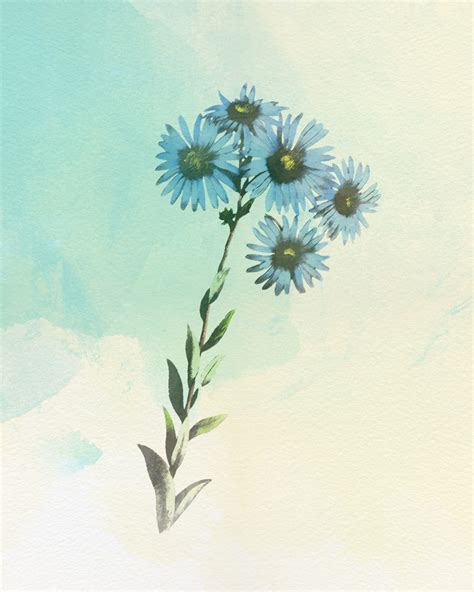 Flower Watercolour Painting Free Stock Photo - Public Domain Pictures