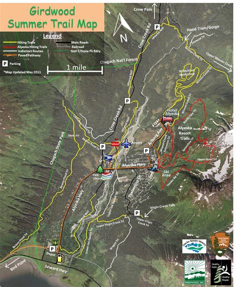 Todd Foisy`s Ramblings: New Girdwood Trail Map