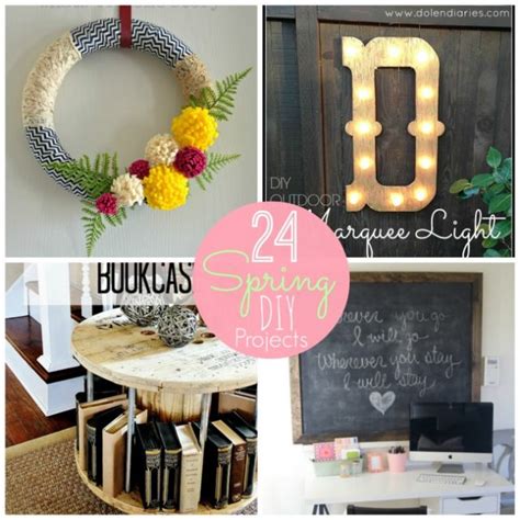 Great Ideas -- 24 Spring Home DIY Projects!