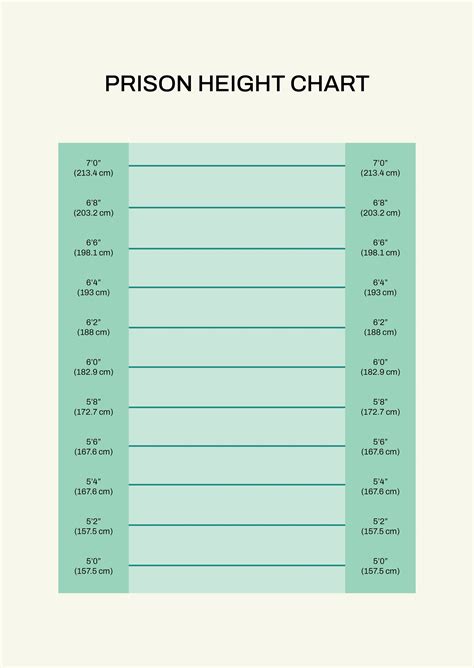 FREE Height Chart Template - Download in PDF, Illustrator | Template.net