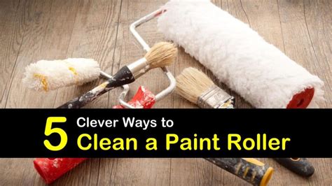 5 Clever Ways to Clean a Paint Roller