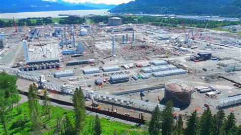 Kitimat LNG Construction update June 2022 - YouTube