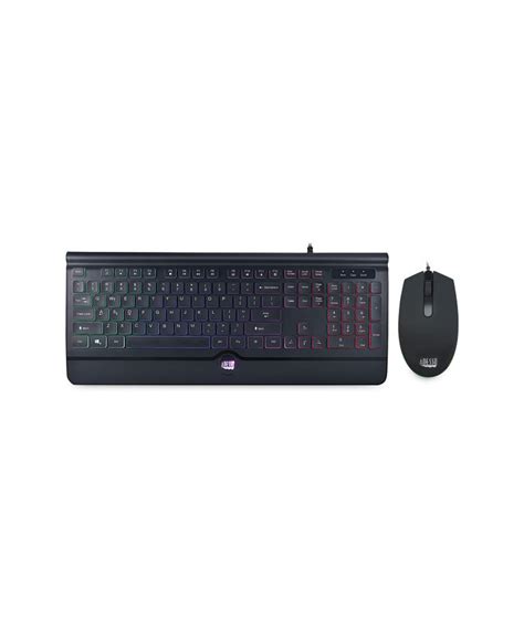 Backlit Gaming Keyboard and Mouse Combo, USB, Black